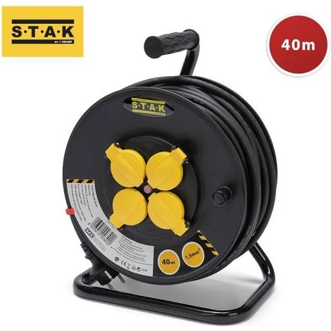 Verlängerungskabel velamp reelhd-fr-40 40m 3200W