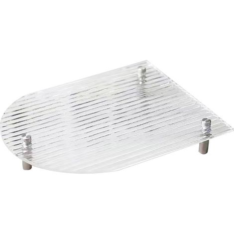 Vide-poche en acrylique - Design rayé moderne, rangement clés et bijoux, décoration entrée durable et élégante (1/4)