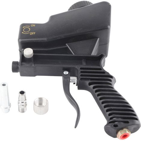 Beyamis Kit de sablage par pistolet et pulvérisation pour le nettoyage et la pulvérisation en noir (1/5)