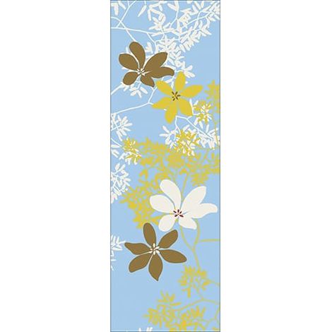 Sticker réfrigérateur et lave vaisselle, fleurs printemps colorés beau temps, 180 cm X 59,5 cm (1/3)