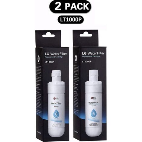 Lot de 2 filtres (LT1000P) Réfrigérateur, filtre à eau du réfrigérateur (1/3)