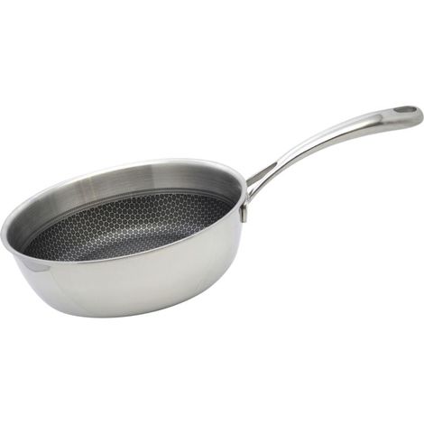 Poêle sauteuse 24 cm en inox 18/10 Elo Relief Evolution (1/5)