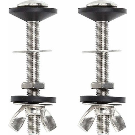 Lot de 2 kits de fixation pour réservoir d'eau et réservoir d'eau - Accessoires de fixation pour abattant de WC (1/5)