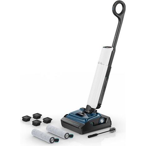 Aspirateur laveur eau et poussière Bosch BHF41WX Série 4 250 W blanc avec brosse LED, aspiration ≥24 kPa