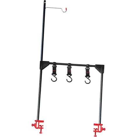 Support de lanterne de camping, support mural amovible, support pour lampe de tente, poteaux de suspension, porte-bâtons (1/5)