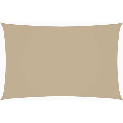 Parasole a Vela Oxford Rettangolare 2x4,5 m Beige vidaXL (1/5)