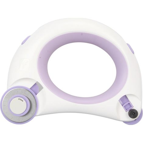 Coupe-tout rotatif double tête avec lames interchangeables pour tissu, DIY, violet (1/5)