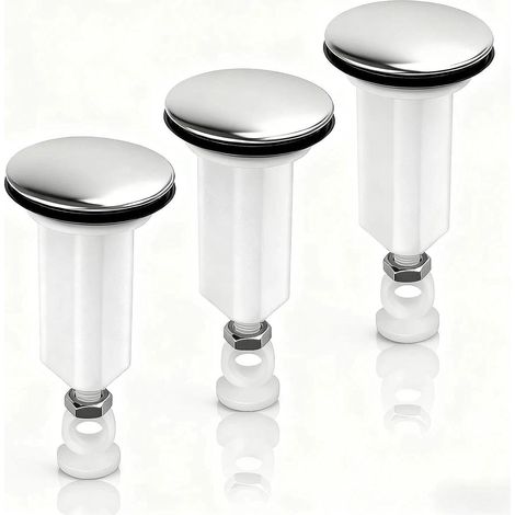 Bouchon Lavabo 34,6 mm - 3 Pièces avec Bonde (1/5)