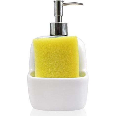 DISPENSADOR JABON PORCELANA 10,5x9,4x17,8 CM
