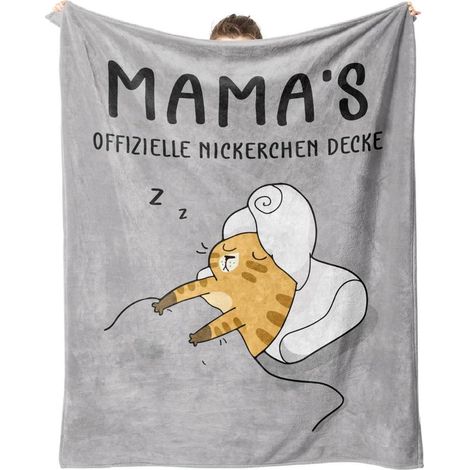 Personalisierte Geschenke Mama Geburtstag Decke Flanell 62x52 Zoll (1/5)