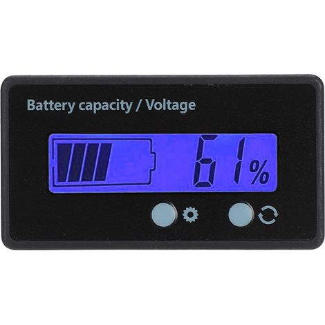L'indicateur intelligent de niveau de batterie GY-6GS est compatible avec les tensions de 12 à 84 V et dispose d'une fonction d'alarme lumineuse. (1/5)