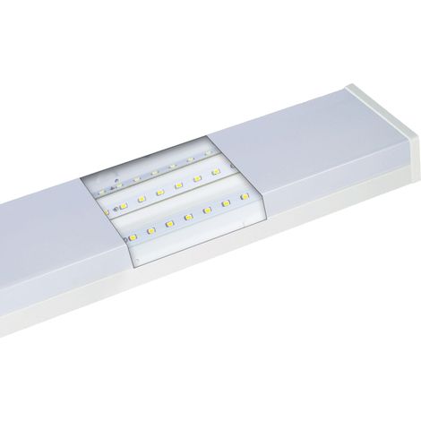 Pantalla led integrado matel rectangular 48W 120cm 2700K (1/4)