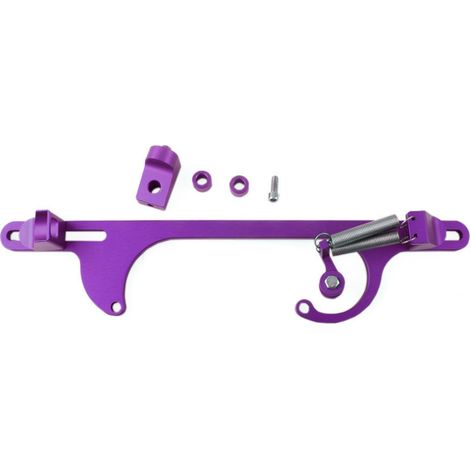 Car throttle body cable base, aluminum alloy throttle cable 4150, car use - purple