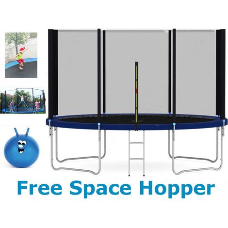 Trampoline 12FT with Enclosure Spring Cover & Ladder