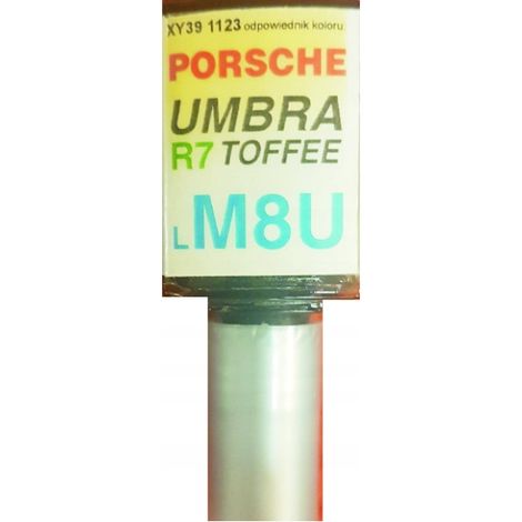 Peinture de retouche Porsche LM8U Umber Toffee pour réparer les rayures, 10 ml ARA (1/5)