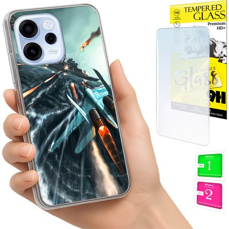 Schutzhülle für Oppo Reno 15F / 15F FS: Fotoschutzhülle, Rückseite + 9H-Glas (1/5)