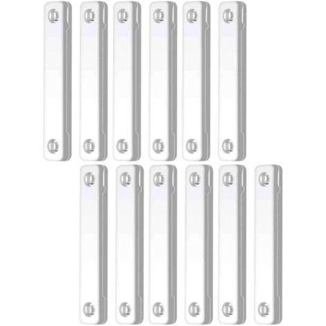 12 Pièces Aimant pour Moustiquaire Fenetre, Fixation Magnétique pour Moustiquaire, Accessoires de Moustiquaire Autocollants, pour Cuisine, Balcon, Salon (1/4)