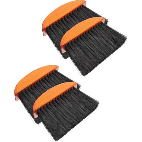 Brosse de nettoyage pour poêle à bois, 4 pièces, poils en plastique (1/5)