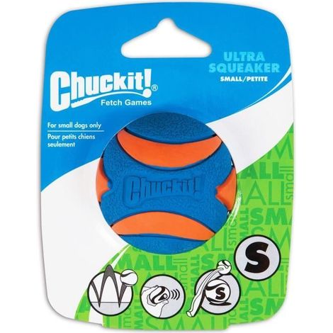 CHUCKIT Ultra squeaker Balle avec sifflet S en caoutchouc Ø 5cm - Pour chien
