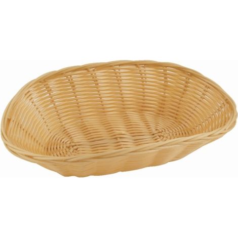 Corbeille ovale en osier polypropylène (Lot de 6) - Ref T364 - Olympia