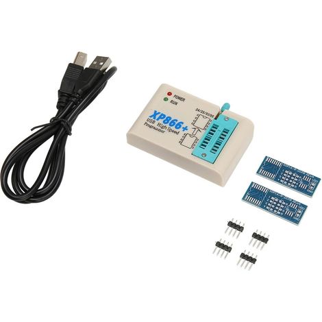 High-Speed Programmer, IC Programmer, EEPROM Writer with Fully Automatic Offline Copy Function and Fast Read 3S EN25T80, Ideal for 24, 25, 93 EEPROM Memory Chips (1/5)