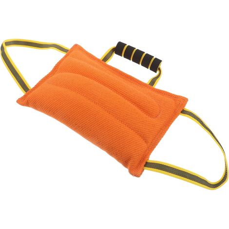 Manchon de Morsure Résistant pour Grands Chiens en Mélange Fibre-Coton avec Poignées Solides, pour Entraînement la Morsure en Intérieur et Protection (1/5)