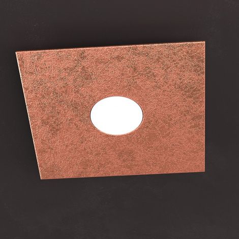 Applique Moderna Eccentric Metallo Foglia Rame 1 Luce Gx53 (1/4)