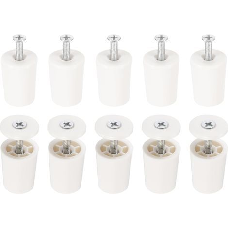 10 - Butée Volet Roulant - Bouchon D&39Arrêt - En Plastique Abs Résistant Aux Intempéries - Pour Lames De 28mm - Idéal Pour Réparation De Store - Blanc - 28x23x19mm