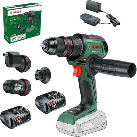 Bosch 06039E2003 Drill Driver AdvancedDrill 18V-80 QuickSnap + X2 1.5AH Battery (1/5)