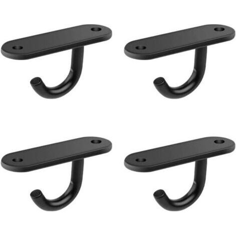 Lot de 4 Crochet à Visser, Crochet de Plafond 6 cm en Acier Inoxydable , Base Soudée Vis à Crochet pour Petits Ventilateurs de Plafond, Appliques Murales et Moustiquaires (1/5)