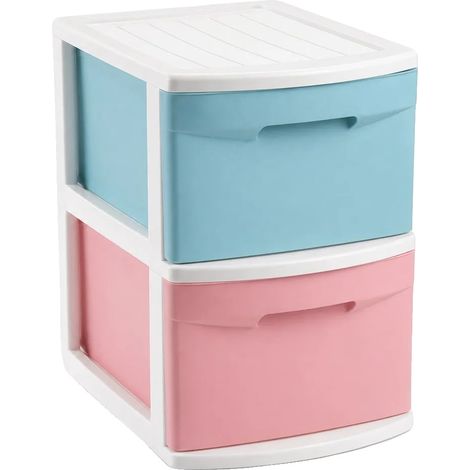 Organisateur de bureau, tiroirs coulissants, rangement multi-usages, Bleu 403928.5cm (1/2)