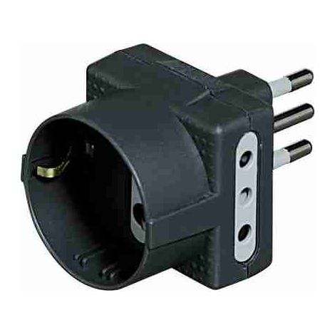 BTIS3610GE Adattatore TRIS - 1 presa tedesca 2 prese 10A antracite