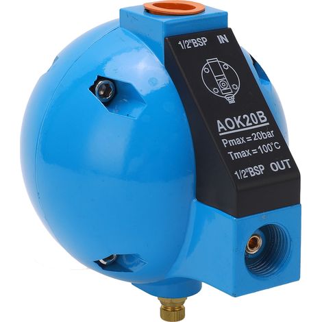Valve de purge DN15 20 bar à bille flottante automatique AOK20B, accessoire pour compresseur d'air (1/5)