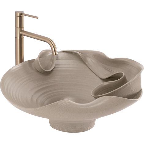 AUFSATZWASCHBECKEN REA HM-12 BEIGE (1/5)