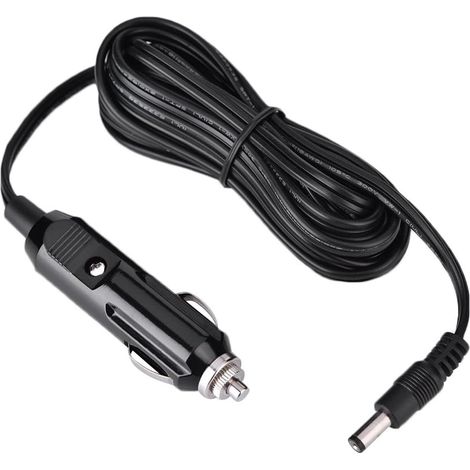 10A 12V CC 5,5 mm x 2,1 mm Câble d'Allume-Cigarette（ètres / 9,8 Pieds）- Avec lumière LED Applicable à La Pompe Gonflable, Au Réfrigérateur De Voiture etc (1/5)