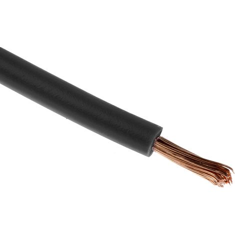 Fil automobile Fil de câblage/Monoconducteur, Noir, 3 mm², -40 +100 °C, 600 V, 30m ( Prix pour Bobine de 30 Mètres )