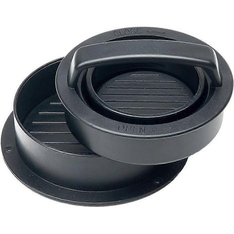 Kitch 3-in-1 gefüllte Fleisch-Patty-Hamburger-Maker-Form, Schieber, Antihaft-Kunststoff-Fleischpastetenform (1/5)