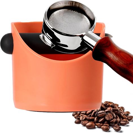 1 Boîte à marc, barre de frappe amovible, base antidérapante, réduction de bruit, pour machine expresso