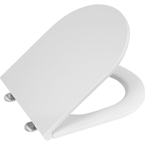 Sapho Isvea - Abattant WC Slim, Soft Close, Easy Take, blanc 40KF0200I (1/5)