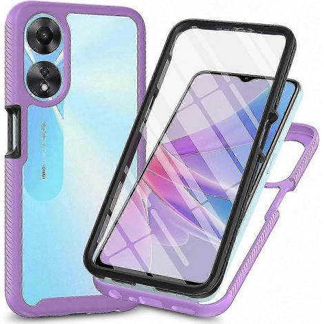 Oppo A78 5G Handyhülle, verstärkter Schutz, 3-in-1 PC- und TPU-Hülle, inklusive PET-Displayschutzfolie, stoßfest, robust und langlebig (1/5)