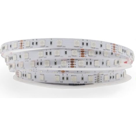 Trade Shop - Flexible LED-Streifen 500W SMD RGB 60 LED / MT 24V 50 MT IP20 50M-24V-RGB-Spule -