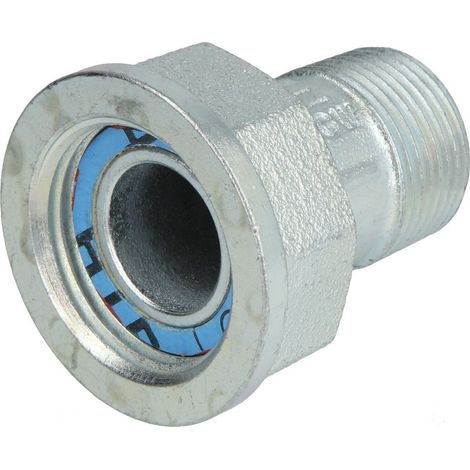 Raccord pour compteur gaz, droit, 3/4’’, galvanisé
