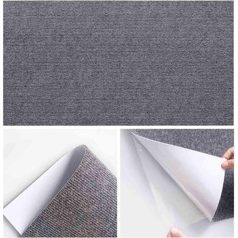 Tapis à griffer autocollant pour chat, gris foncé, taille unique. (1/2)