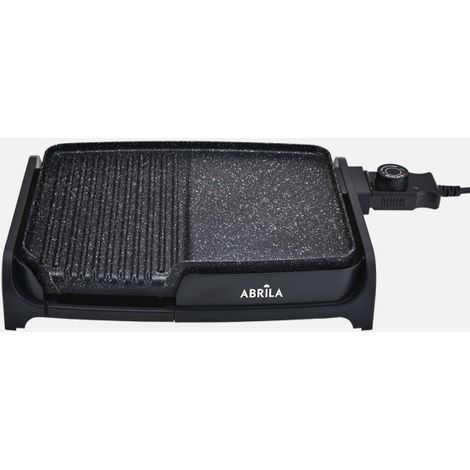 Plancha De Asar Y Gril Takao 1600w Negro Ceramico.antiadherente Termost.reg.calentamiento Rapido 8x47x28,5cm