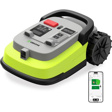 UBHOME Mähroboter, Drahtlose Begrenzung, RTK & KI-Vision, Intelligente Hindernisvermeidung, bis zu 13.800 m² Rasenfläche (1/5)