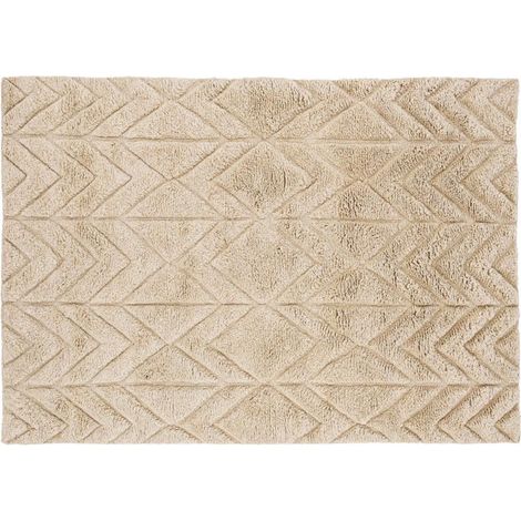 Tapis Déco en Laine "Zoe" 200x300cm Beige (1/5)