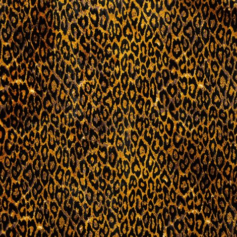 Tissu imprimé panthère Jaune 140 cm