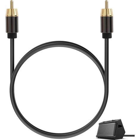 m RCA-Audiokabel, digitales Koaxialkabel, Stecker auf Stecker, S/PDIF-Digitalaudioübertragung, kompatibel mit AV-Receivern, Subwoofern, Fernsehern, HiFi-Anlagen, Verstärkern, DVD-Playern und anderen G (1/5)