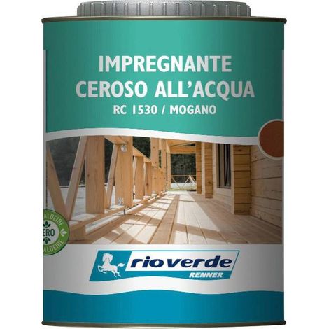 Rioverde Rc 1530 Impregnante Ceroso 0,750 Mogano - 6 Pz