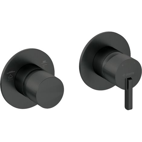 Deante Robinet de douche - Modèle Sila - Noir mat - Élégance moderne - Changement facile